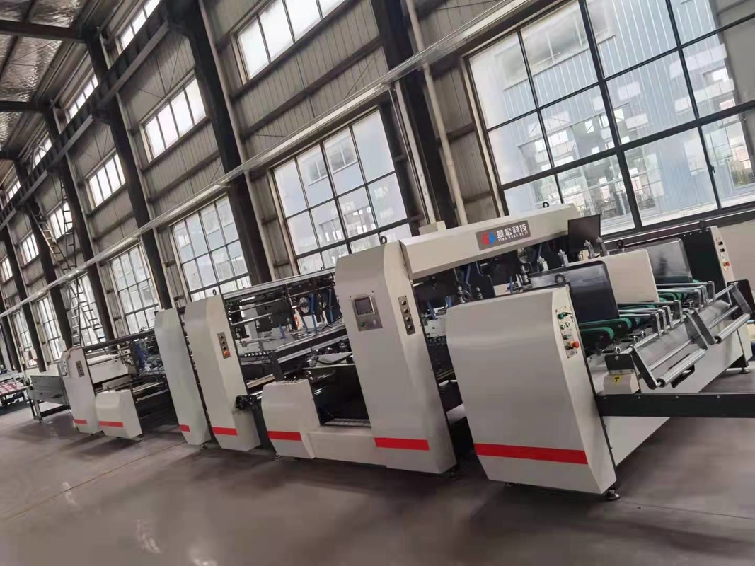 быстрый ход машины Gluer папки 250m/Min папки гофрированного картона 1mm-10mm