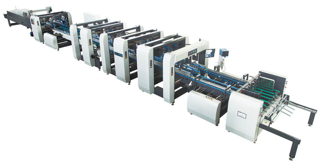 300-800gsm пятислойная машина для склеивания папок из гофрированного картона Gluer автоматическая папка