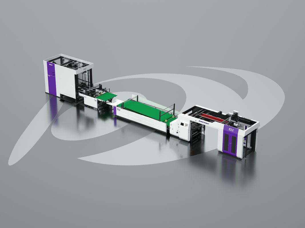Послепокрывающая ламинирующая машина Картонная листовая соединительная машина Автоматический флейтирующий ламинировщик повышает скорость и точность производства